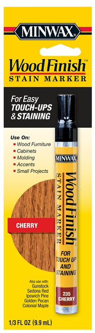 Minwax Wood Finish 63486000 Stain Marker, Cherry, Liquid, 0.33 oz [SKU: ORG6998504]