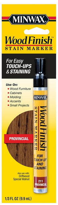 Minwax Wood Finish 63482000 Stain Marker, Provincial, Liquid, 0.33 oz [SKU: ORG6998553]