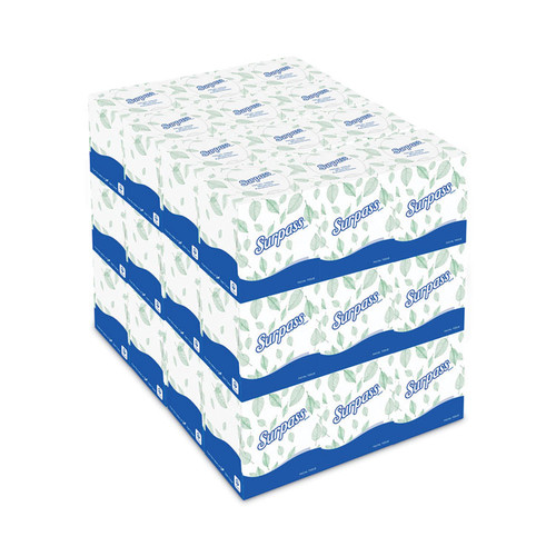 Facial Tissue for Business, 2-Ply, White, Pop-Up Box, 110/Box, 36 Boxes/Carton [SKU: KCC21320]