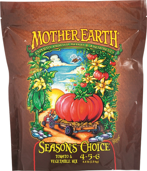 Mother Earth HGC733954 Tomato and Vegetable Mix, 4.4 lb Case, Solid, 4-5-6 N-P-K Ratio [SKU: ORG5434832]