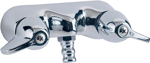 Boston Harbor RS207 Bath Faucet, 2-Faucet Handle, Lever Handle, Brass, Chrome Plated, Wall Mounting, Round Spout [SKU: ORG6907257]