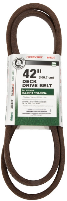 MTD 490-501-M048 Deck Drive Belt, 42 in L, 0.66 in W [SKU: ORG5443825]
