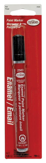 TESTORS 2503C Enamel Marker, Red, 0.33 fl-oz [SKU: ORG4027850]