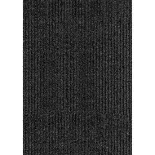 Multy Home MT1000124 Rug, 50 ft L, 26 in W, Runner, Concord Pattern, Polypropylene Rug, Charcoal [SKU: ORG4002507]