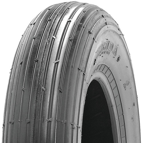 MARTIN WHEEL 406-2LW-I Wheelbarrow Tire, Ribbed Tread [SKU: ORG3948114]