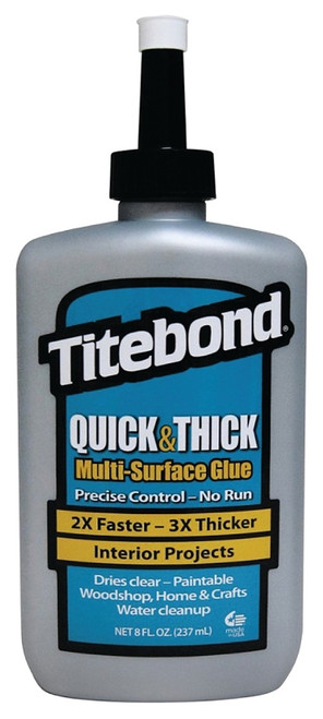 Titebond 2403 Wood Glue, White, 8 oz Bottle [SKU: ORG6866958]