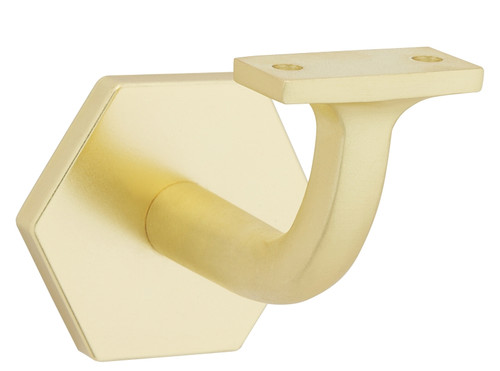 National Hardware Powell N830-534 Handrail Bracket, 150 lb, Steel/Zinc, Brushed Gold [SKU: ORG7454218]