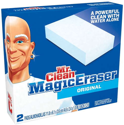 MR CLEAN 43515 Magic Eraser, 4.6 in L, 2.6 in W, 1 in Thick [SKU: ORG8042681]