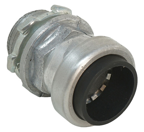 Southwire SIMPush 65071001 Conduit Box Connector, 1/2 in Push-In, 1.1 in OD, Metal [SKU: ORG5012620]