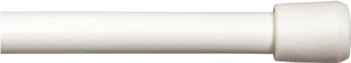 Kenney KN630/1 Spring Tension Rod, 7/16 in Dia, 18 to 28 in L, Metal, White [SKU: ORG1007632]