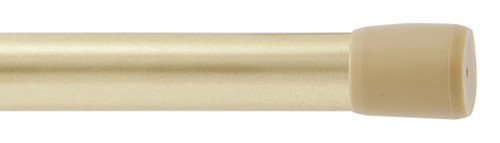 Kenney KN611 Spring Tension Rod, 5/8 in Dia, 28 to 48 in L, Brass [SKU: ORG1007673]