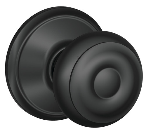 Schlage Georgian Series F10 GEO 622 Passage Door Knob, Metal, Matte [SKU: ORG8512345]