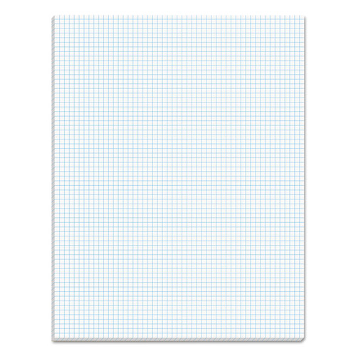 Quadrille Pads, Quadrille Rule (6 sq/in), 50 White 8.5 x 11 Sheets [SKU: TOP33061]