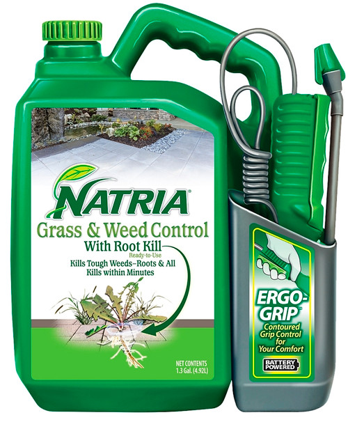 NATRIA 706510A Grass and Weed Control, Liquid, 1.3 gal Jug with Wand Sprayer [SKU: ORG2861318]