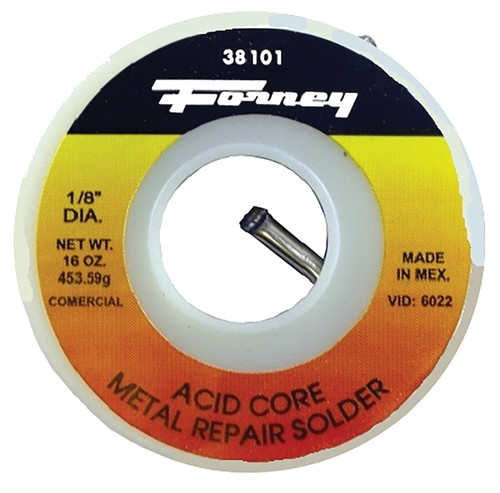 Forney 38101 Solder, 16 oz, Solid, 575 deg F Melting Point [SKU: ORG8912909]