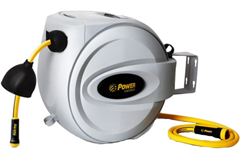 POWER JET BL-GW050 Retractable Power Hose Reel, 5/8 in Hose, 50 ft L Hose [SKU: ORG4133286]