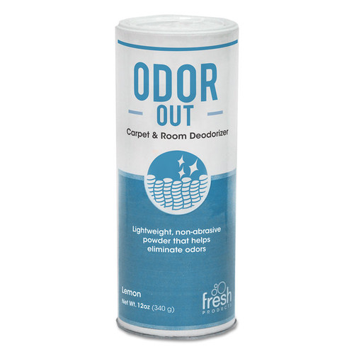 Odor-Out Rug/Room Deodorant, Lemon, 12 oz Shaker Can, 12/Box [SKU: FRS121400LE]