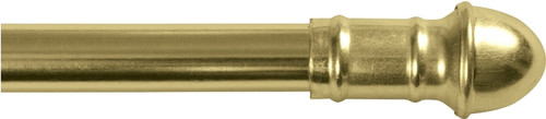 Kenney KN386/3 Cafe Rod, 7/16 in Dia, 28 to 48 in L, Brass [SKU: ORG7133929]