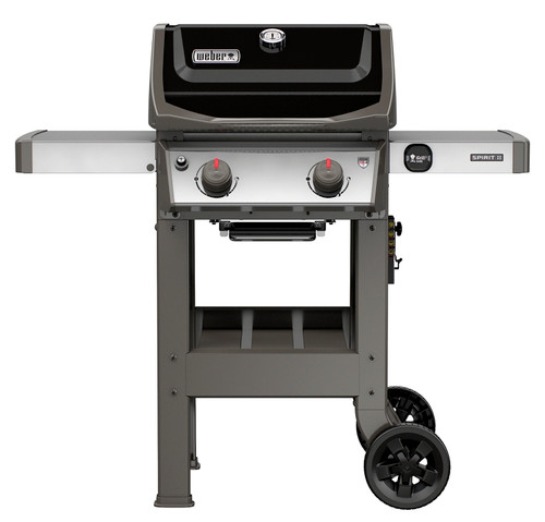 Weber Spirit II E-210 44010001 Gas Grill, 26,500 Btu/hr BTU, Liquid Propane, 2 -Burner, Smoker Included: No, Black [SKU: ORG7196124]