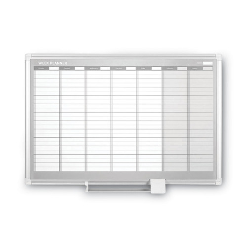 Weekly Planner, 36x24, Aluminum Frame [SKU: BVCGA0396830]
