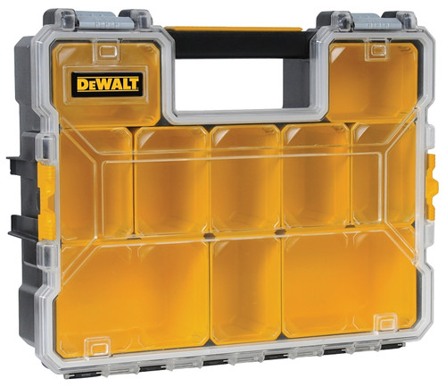 DeWALT DWST14825 Organizer, 17-1/2 in W, 4-1/2 in H, 10-Drawer, Polycarbonate, Black/Yellow [SKU: ORG7523251]
