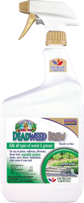 Bonide Captain Jack's 2602 Ready-to-Use Deadweed Brew, Liquid, Clear/Yellow, 32 oz [SKU: ORG7424633]