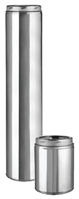 SELKIRK 206148U Chimney Pipe, 8 in OD, 48 in L, Stainless Steel [SKU: ORG6143200]