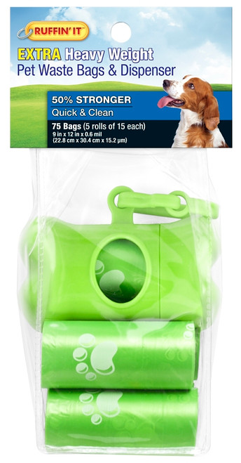 RUFFIN'IT 19342 Waste Bag, Plastic, Green/Pink/Purple [SKU: ORG4768974]