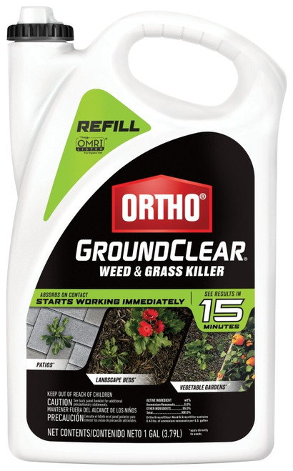 Ortho 4613504 Weed and Grass Killer, Liquid, Refill Application, 1 gal Jug [SKU: ORG2114551]