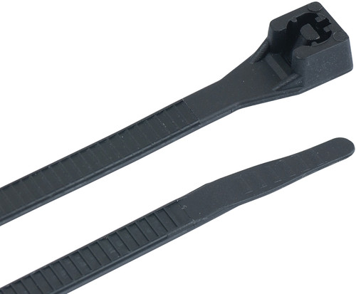GB 46-415UVB Cable Tie, Double-Lock Locking, 6/6 Nylon, Black [SKU: ORG2525848]
