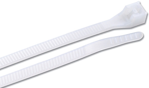 GB 45-515 Cable Tie, Double-Lock Locking, 6/6 Nylon, Natural [SKU: ORG8933681]