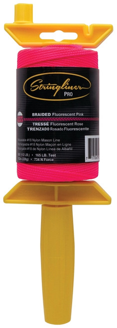 Stringliner 25462 Line Reel, 500 ft L Line, Fluorescent Pink Line [SKU: ORG1586007]