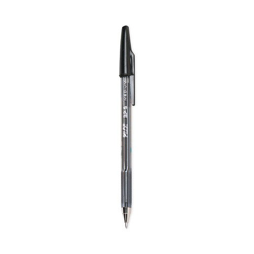 Better Ballpoint Pen, Stick, Medium 1 mm, Black Ink, Smoke Barrel, Dozen [SKU: PIL35711]