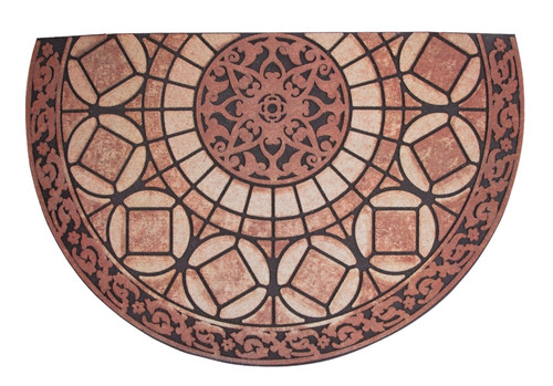 Simple Spaces T450 Door Mat, 33 in L, 21 in W, Flocking Pattern, Polyester Surface [SKU: ORG1283712]
