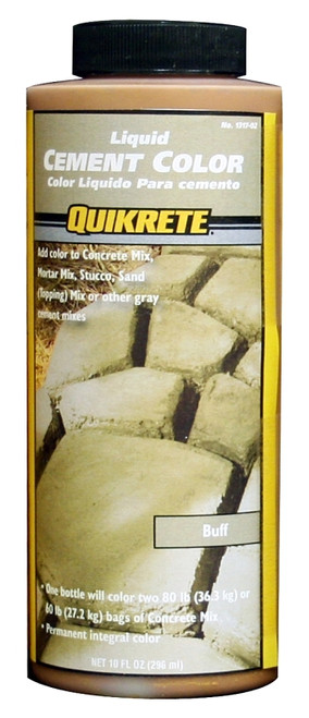 Quikrete 131702 Cement Colorant, Buff, Liquid, 10 oz Bottle [SKU: ORG6211130]