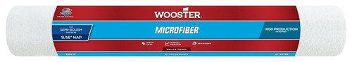WOOSTER R524-18 Paint Roller Cover, 9/16 in Thick Nap, 18 in L, Microfiber Cover [SKU: ORG7369655]