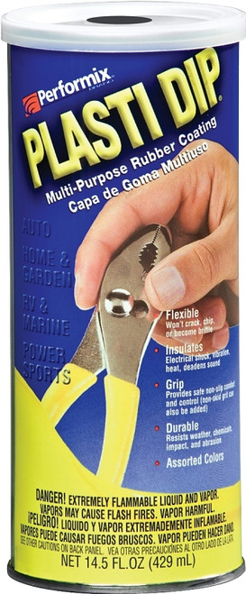 Plasti Dip PDI 11602-6 Rubberized Coating Yellow, Yellow, 14.5 oz, Can [SKU: ORG5622691]