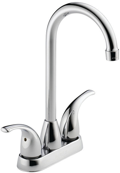 DELTA Peerless Tunbridge Series P288LF Bar and Prep Faucet, 1.8 gpm, 2-Faucet Handle, Brass, Chrome Plated [SKU: ORG3025772]
