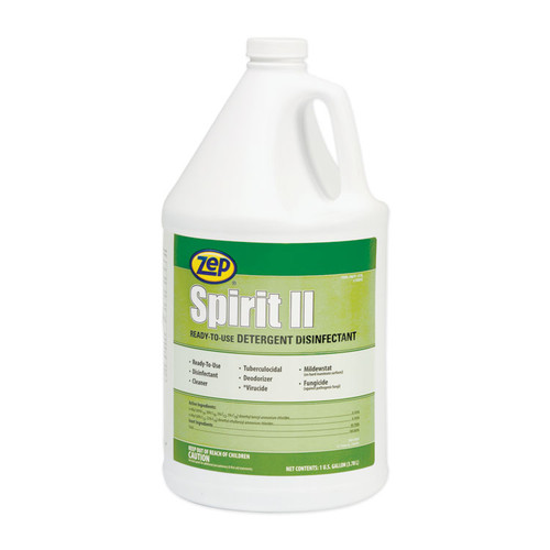 Spirit II Ready-to-Use Disinfectant, Citrus Scent, 1 gal Bottle, 4/Carton [SKU: ZPP67923]