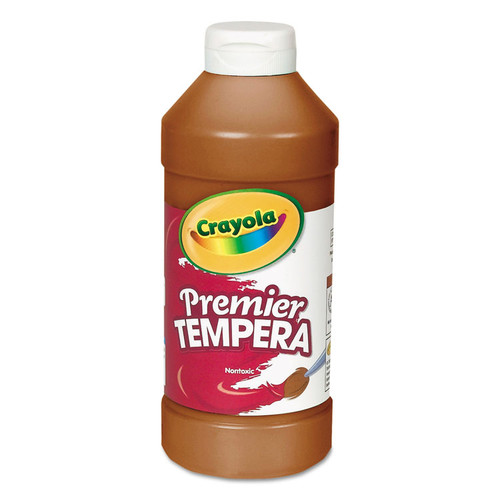 Premier Tempera Paint, Brown, 16 oz Bottle [SKU: CYO541216007]