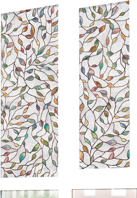 ARTSCAPE 02-3021 Window Film, 36 in L, 24 in W, New Leaf Pattern [SKU: ORG9782962]