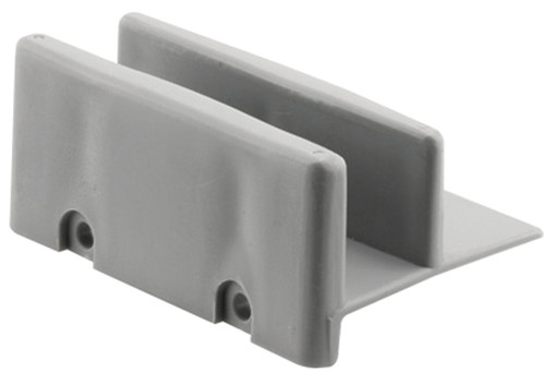Prime-Line M 6192 Shower Door Bottom Guide, Sliding, Plastic, Gray [SKU: ORG7629835]