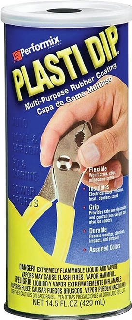 Plasti Dip 11603-6 Rubberized Coating Black, Black, 14.5 oz, Can [SKU: ORG7938947]