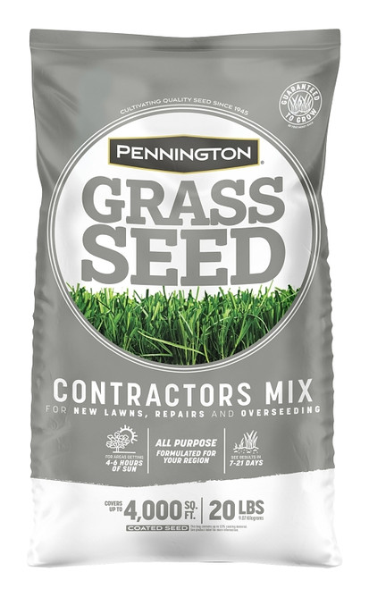 Pennington 100516637 Contractors Mix Grass Seed, 20 lb [SKU: ORG1451897]
