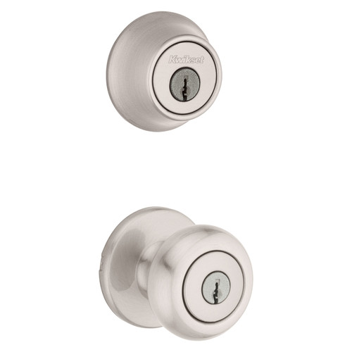 Kwikset 690CV-15 Knob Lockset, 3 Grade, Keyed Key, Satin Nickel, 2-3/8 x 2-3/4 in Backset, K6 Keyway, Left, Right Hand [SKU: ORG9010919]
