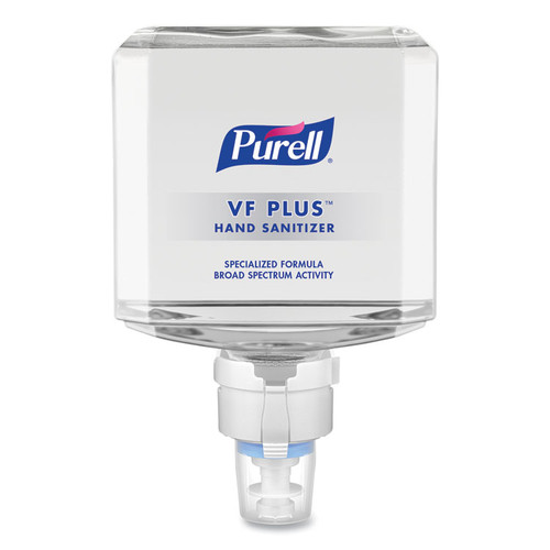 VF PLUS Hand Sanitizer Gel, 1,200 mL Refill Bottle, Fragrance-Free, For ES8 Dispensers, 2/Carton [SKU: GOJ709902CT]