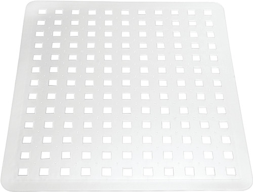 iDESIGN 36600 Sink Mat, 12-1/2 in L, 11 in W, 0.1 in Thick, PVC, Clear [SKU: ORG9142589]