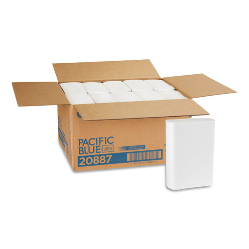 Pacific Blue Ultra Folded Paper Towels, 10.2 x 10.8, White, 220/Pack, 10 Packs/Carton [SKU: GPC20887]