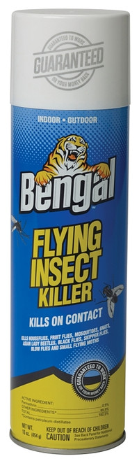 Bengal 93250 Flying Insect Killer, Liquid, Spray Application, 16 oz Aerosol Can [SKU: ORG4622999]