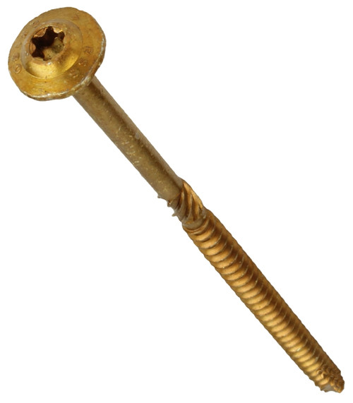 GRK Fasteners RSS 96025 Structural Screw, 10 in L, Round Head, Star Drive, Steel, Climatek, 25 PK [SKU: ORG5378104]